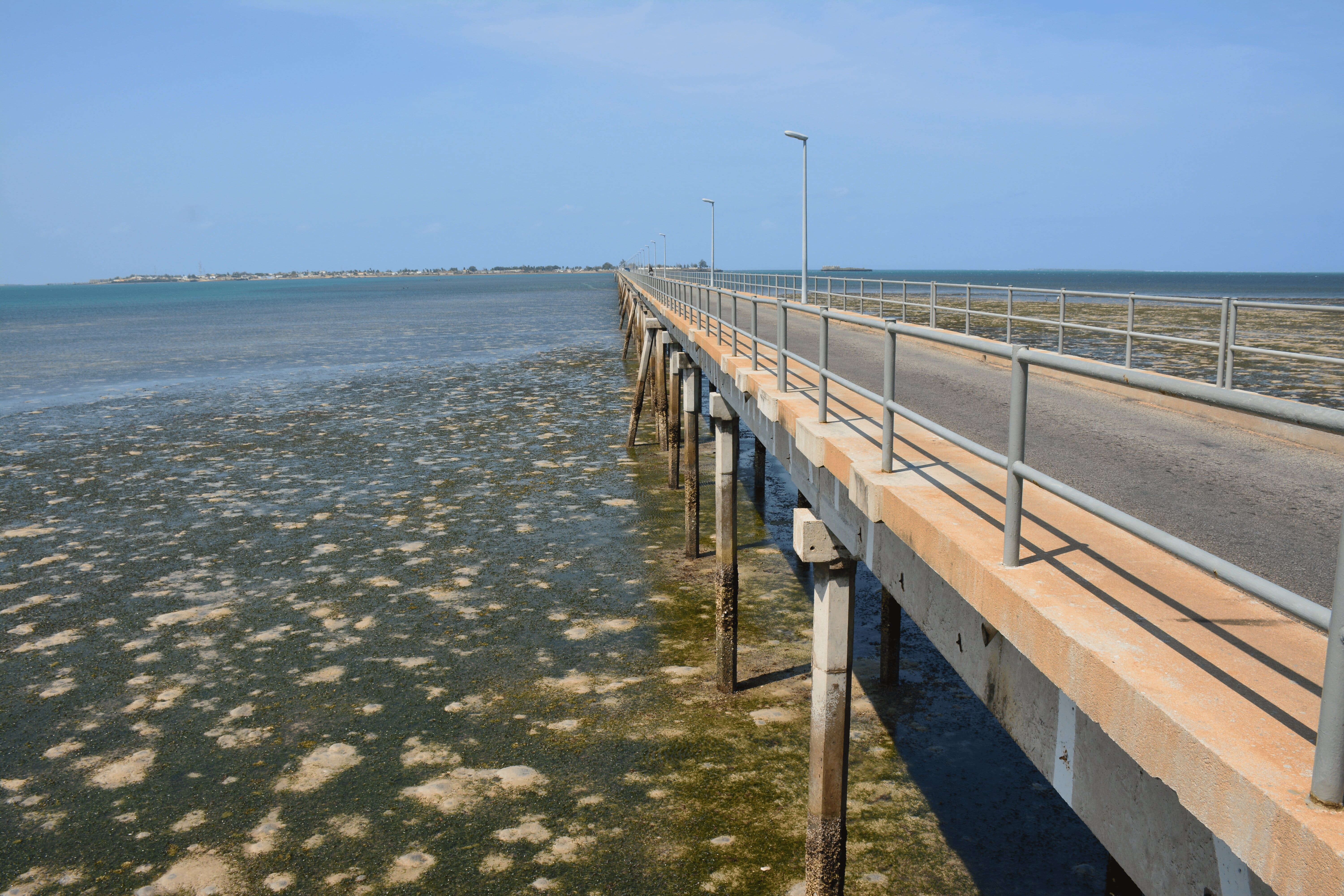 Bridge connecting mainland to Mozambique Island